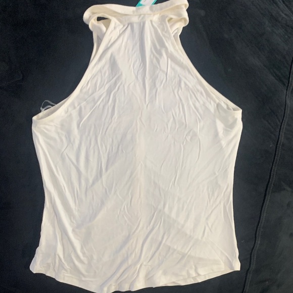 Sanctuary Ivory Halter Button-Front Top - Picture 4 of 5